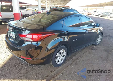 2016 Hyundai Elantra Se from USA, damaged, VIN 5NPDH4AE7GH772682